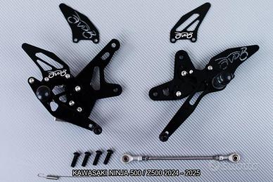 Pedane arretrate KAWASAKI NINJA 500 Z500 2024 2025