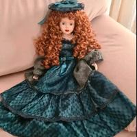 bambola in porcellana vintage da collezione