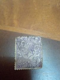 francobollo George v three peuce 1912 