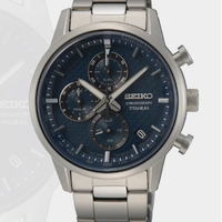 Seiko SSB387P1 Titanium Cronografo Orologio Uomo 4