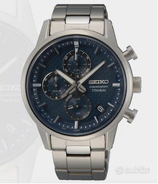 Seiko SSB387P1 Titanium Cronografo Orologio Uomo 4