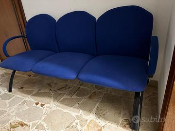 Poltroncine sala d'attesa in tessuto