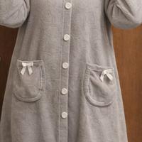 Vestaglia da notte in pile donna