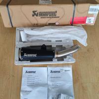 Scarico Akrapovic Husqvarna 125 e 401 Svart e Vit