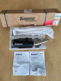 Scarico Akrapovic Husqvarna 125 e 401 Svart e Vit