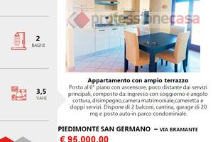 Attico 2camere,2bagni,terrazzo,cantina+garage