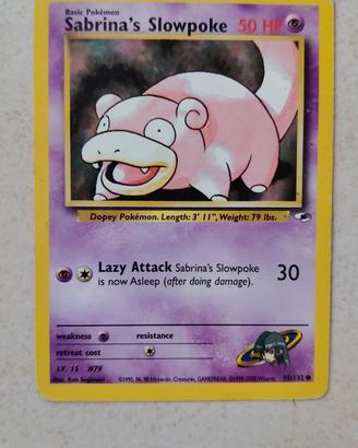 Sabrina's Slowpoke 95/132 Gym Heroes Pokemon