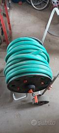 Carrello avvolgi tubo 