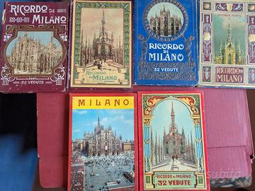 6 Leporelli " Milano" anni 20-60