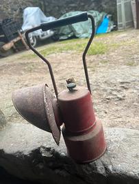 Lampada al carburo da minatore