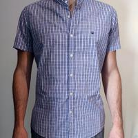 Camicia maniche corte Scout collo alla coreana L