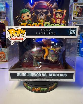 Funko Pop Jinwoo Vs Cerberus 2272 Solo Leveling