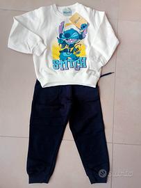 Tuta Stitch Disney NUOVA Leggermente Felpata 4 o 6