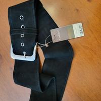 Cintura Combipel in vera pelle scamosciata nuova