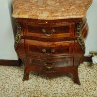 Coppia Comodini antichi in legno stile luigi XV
