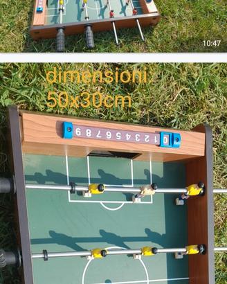 Calcio balilla da tavolo