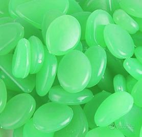 100 sassi ciottoli luminosi fluorescenti