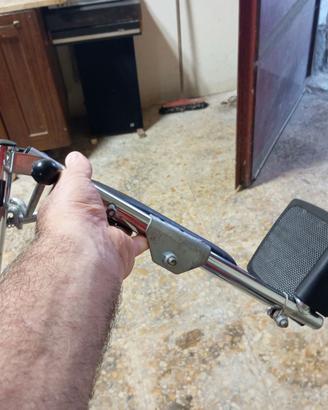 Alza gamba dx per sedia a rotelle 
