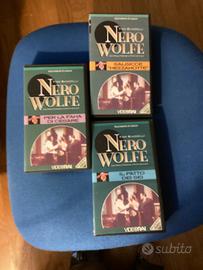 Nero Wolf Rex Stout 8 VHS b/n VideoRai 1969/71