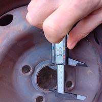 4 cerchi in ferro 14X5J 4 fori