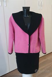 Tailleur Ungaro Parallele giacca e gonna rosa