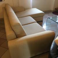 Divano 3 posti con penisola reversibile