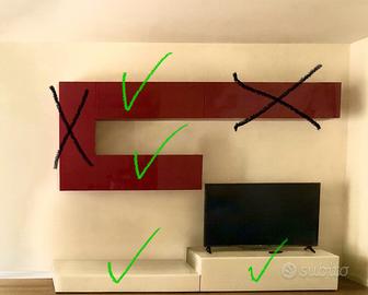 Parete attrezzata soggiorno tv Lago 36e8