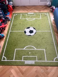 Tappeto bambino, campo di calcio