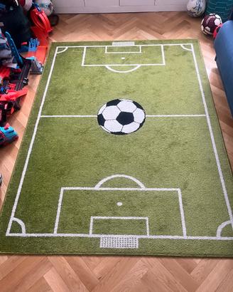 Tappeto bambino, campo di calcio