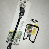 cavalletto e portaborraccia bicicletta