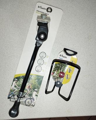 cavalletto e portaborraccia bicicletta