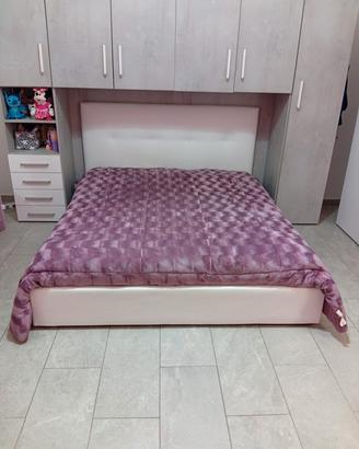 Letto matrimoniale contenitore