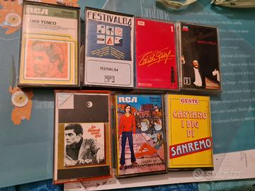 Lotto di musicassette vintage