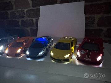 1/43 DIORAMA modellini supercar con l