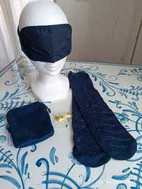 SET DA VIAGGIO 4 PZ MASCHERINA  TURKISH AIRLINES