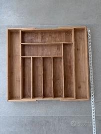 Portaposate, organizer allungabile da cassetto