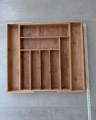 Portaposate, organizer allungabile da cassetto