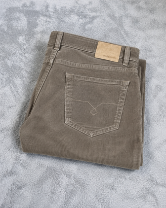 Pierre Cardin pantaloni velluto a coste marroni L