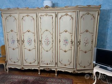 Camera da letto d’epoca decorata a mano – completa