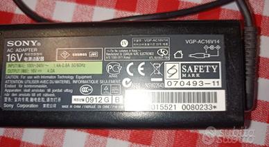 Sony Vaio Caricabatterie 
