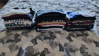Set 37 magliette mezza uomo manica t-shirt estive