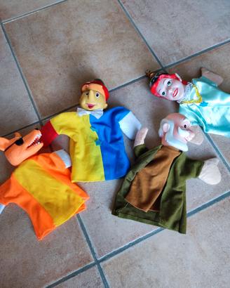 marionette pinocchio lupo fatina Geppetto € 2