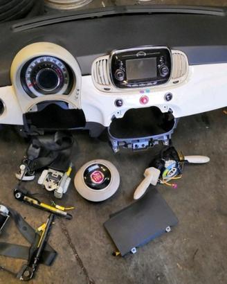 KIT AIRBAG COMPLETO FIAT 500 RESTYLING