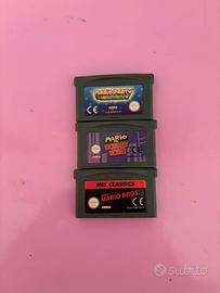 Lotto 3 giochi Mario – Game Boy Advance