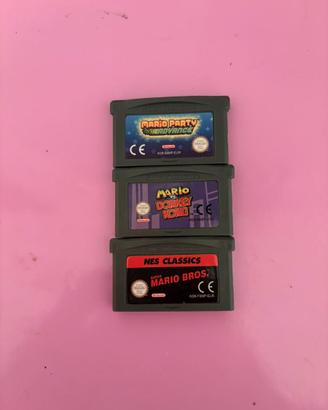 Lotto 3 giochi Mario – Game Boy Advance
