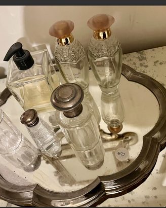 PREZIOSOsetTOILETTAvassoioSPECCHIATO+PORTAPROFUMO