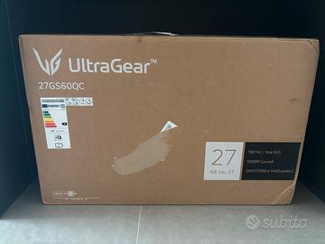 Monitor Gaming 27" Curvo LG UltraGear 27GS60QC