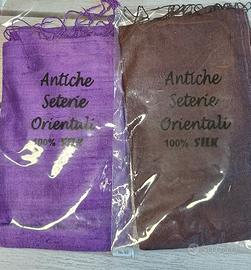 Sciarpine 100%seta made in India 