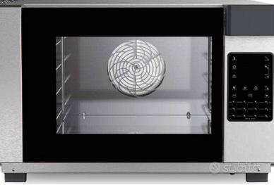 Forno Convezione Vapore 4 Teglie con Lavaggio