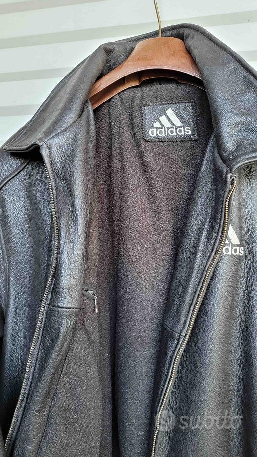 Giacca adidas pelle best sale